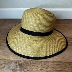 Scala Pronto Wide Brim Summer Beach Backless Hat, OS